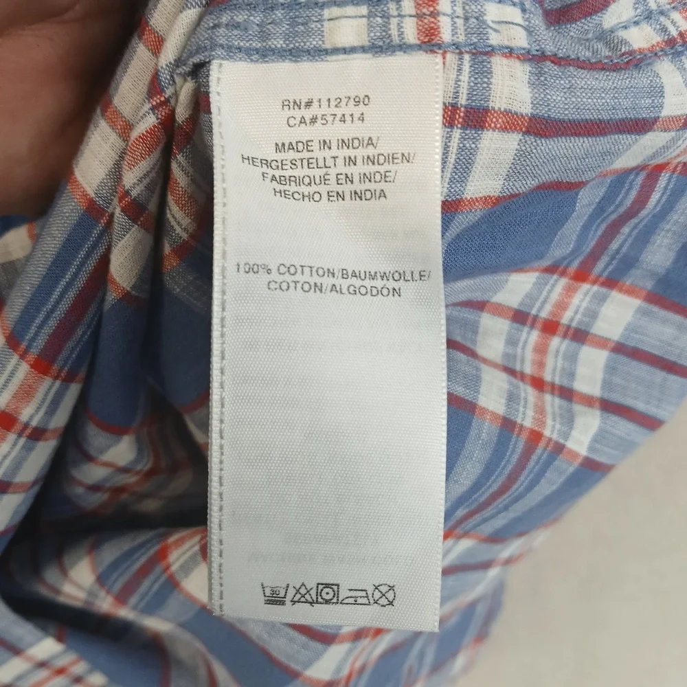 True Religion Large Mens Shirt Cowboy Western‎ Short Sleeve 22x28